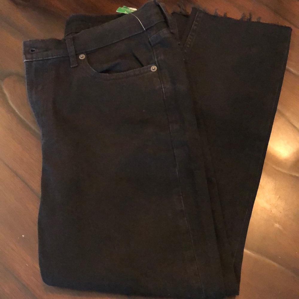 ⭐️Gap for good vintage slim mid-rise distressed hem classic pocket jeans